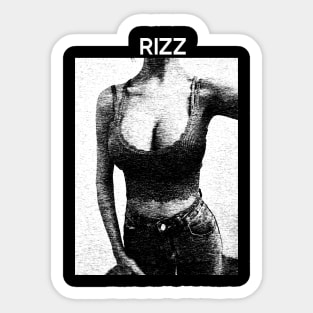 HOT RIZZ Sticker